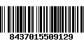 Código de Barras 8437015509129