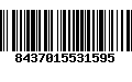 Código de Barras 8437015531595