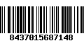 Código de Barras 8437015687148