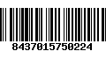 Código de Barras 8437015750224