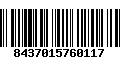 Código de Barras 8437015760117