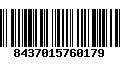 Código de Barras 8437015760179