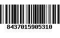 Código de Barras 8437015905310