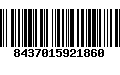 Código de Barras 8437015921860