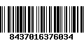 Código de Barras 8437016376034