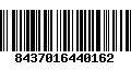 Código de Barras 8437016440162