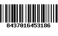Código de Barras 8437016453186