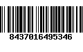 Código de Barras 8437016495346