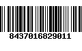 Código de Barras 8437016829011