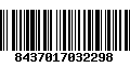 Código de Barras 8437017032298