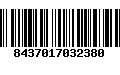 Código de Barras 8437017032380