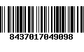 Código de Barras 8437017049098