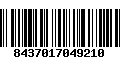 Código de Barras 8437017049210