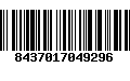 Código de Barras 8437017049296