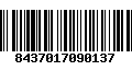 Código de Barras 8437017090137