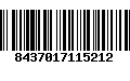 Código de Barras 8437017115212