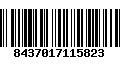 Código de Barras 8437017115823