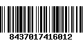 Código de Barras 8437017416012