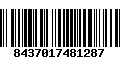 Código de Barras 8437017481287