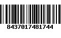 Código de Barras 8437017481744