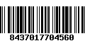 Código de Barras 8437017704560