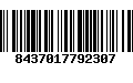 Código de Barras 8437017792307
