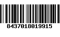 Código de Barras 8437018019915