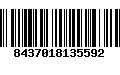 Código de Barras 8437018135592