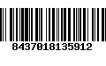 Código de Barras 8437018135912