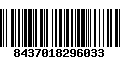 Código de Barras 8437018296033