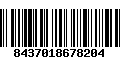 Código de Barras 8437018678204