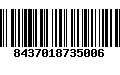 Código de Barras 8437018735006