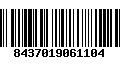 Código de Barras 8437019061104