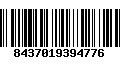 Código de Barras 8437019394776