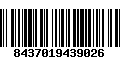 Código de Barras 8437019439026