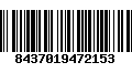 Código de Barras 8437019472153