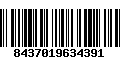 Código de Barras 8437019634391