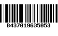 Código de Barras 8437019635053