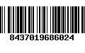 Código de Barras 8437019686024