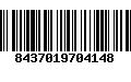 Código de Barras 8437019704148