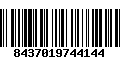 Código de Barras 8437019744144