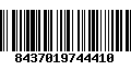 Código de Barras 8437019744410