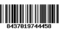 Código de Barras 8437019744458