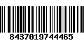 Código de Barras 8437019744465