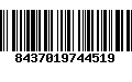 Código de Barras 8437019744519