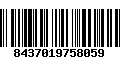 Código de Barras 8437019758059