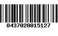 Código de Barras 8437020015127