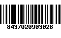 Código de Barras 8437020903028