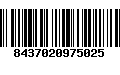 Código de Barras 8437020975025