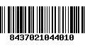Código de Barras 8437021044010